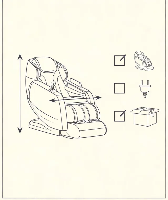 Buyer requirement ledger for a full body massage chair sourcing inquiry